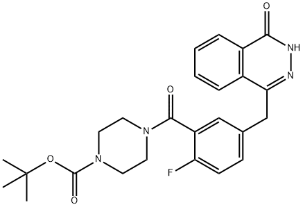 4-[2-氟-5-[(4-氧代-3,4-二氫酞嗪-1-基)甲基]苯甲 ?；鵠哌嗪-1-羧酸叔丁酯 